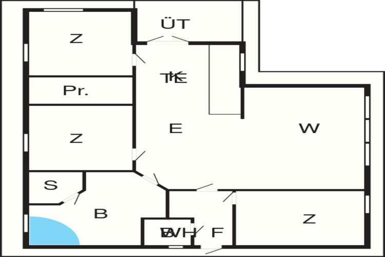 6 persoons vakantie huis in Fur-By Traum-Plattegrond