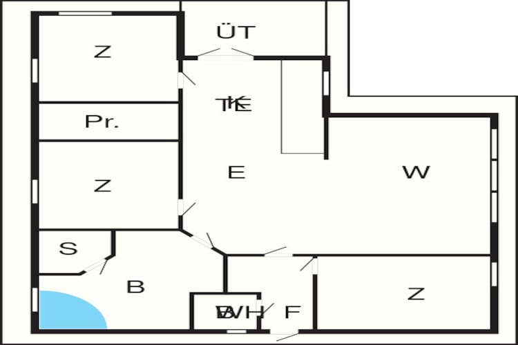 6 persoons vakantie huis in Fur-By Traum - Plattegrond