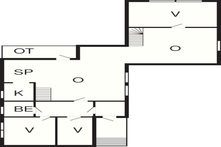 7 person holiday home in SORTLAND-By Traum-Floor plan