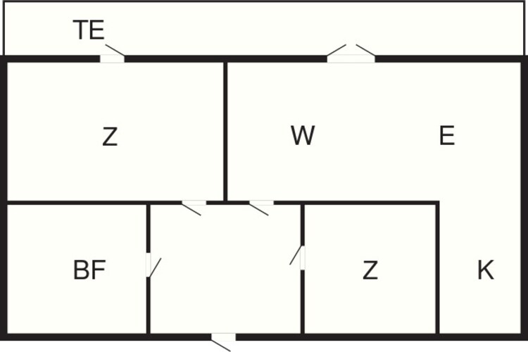 Luxe kust retraite -- By Traum Ferienwohnungen-Plattegrond