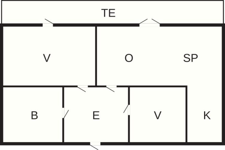 Luxe kust retraite -- By Traum Ferienwohnungen-Plattegrond