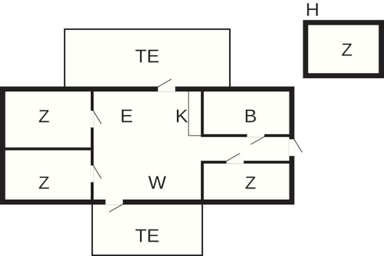 Kust ontsnapping in Sandkas -- By Traum Ferienwohnungen-Plattegrond