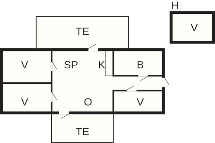 Kust ontsnapping in Sandkas -- By Traum Ferienwohnungen-Plattegrond