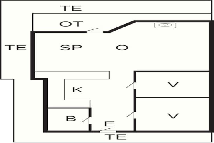 5 persoons vakantie huis in Brovst-By Traum-Plattegrond
