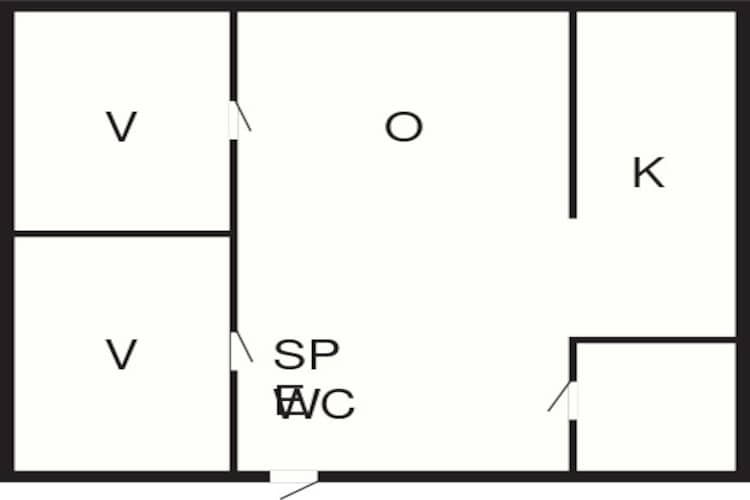 5 person holiday home in Löttorp-By Traum-Floor plan