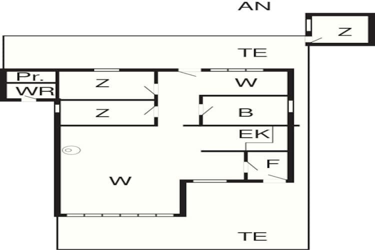 6 persoons vakantie huis in Knebel-By Traum-Plattegrond