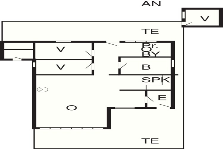 6 persoons vakantie huis in Knebel-By Traum-Plattegrond