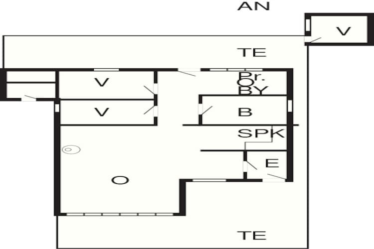6 person holiday home in Knebel-By Traum - Floor plan