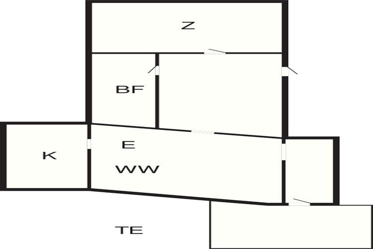 4 persoons vakantie huis in Blokhus-By Traum-Plattegrond