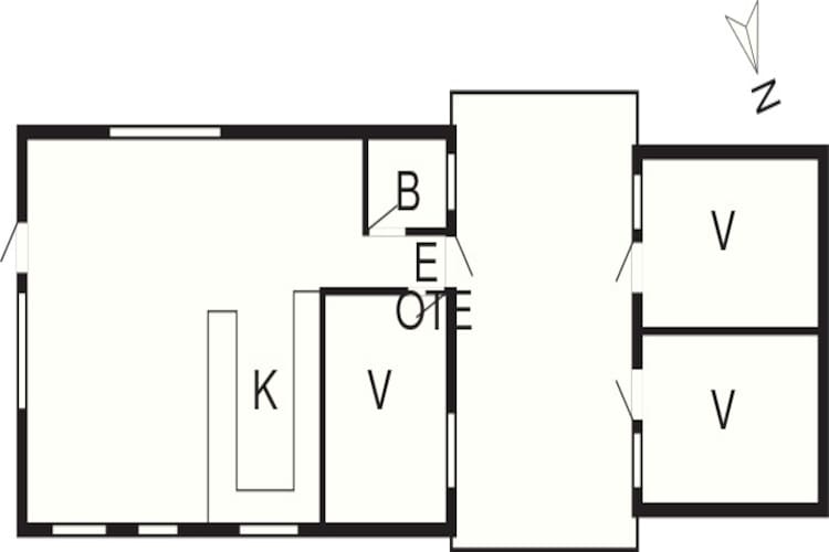 6 persoons vakantie huis in Højslev-By Traum-Plattegrond