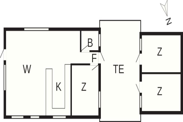 6 persoons vakantie huis in Højslev-By Traum - Plattegrond