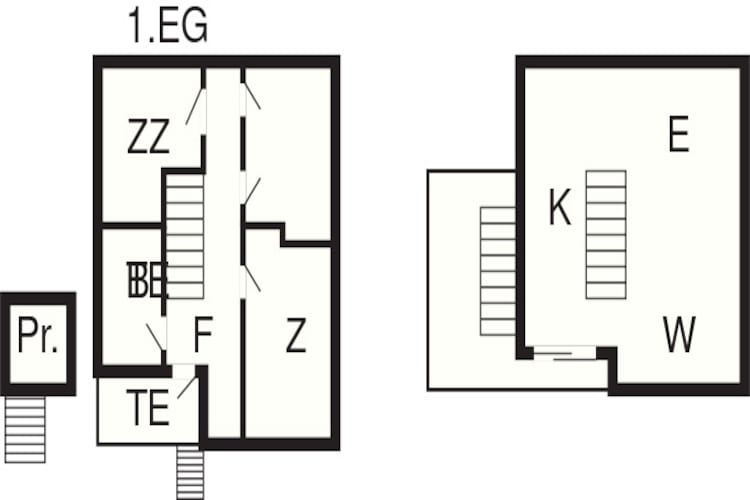 Maison de vacances pour 6 a Søndeled-By Traum - Plan