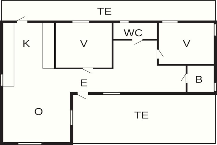 4 persoons vakantie huis in GUSUM-By Traum-Plattegrond