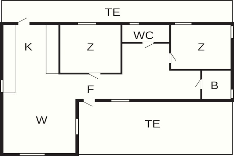 4 persoons vakantie huis in GUSUM-By Traum-Plattegrond