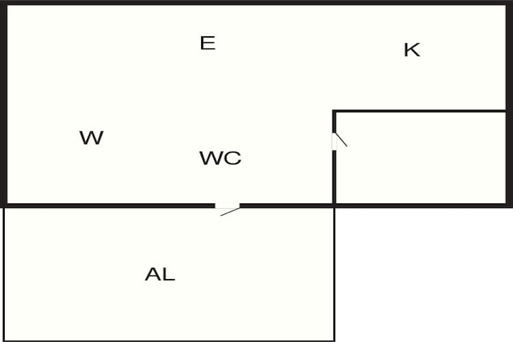 Maison de vacances pour 3 a BERGKVARA-By Traum-Plan d'étage