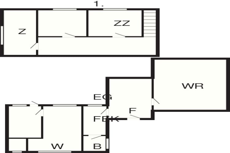 6-Person Home in Ærøskøbing-By - Floor plan