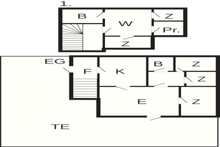 Vakantiehuis op het platteland van Smaland - Plattegrond