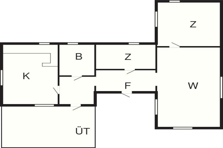 Licht huis in Rattvik, 6 gasten - Plattegrond
