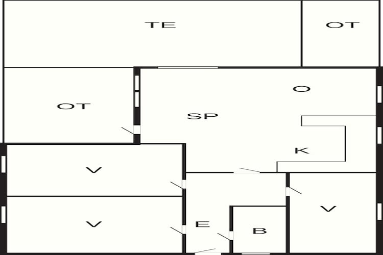 6 Personen Ferienhaus in Roslev-By Traum-Grundriss