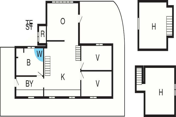 Cosy holiday home near Limfjorden - Floor plan