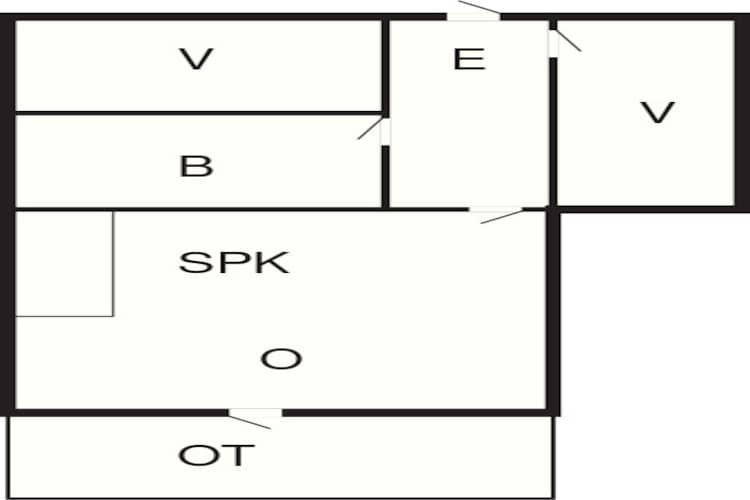 Maison de vacances pour 2 a Ringkøbing-Plan d'étage