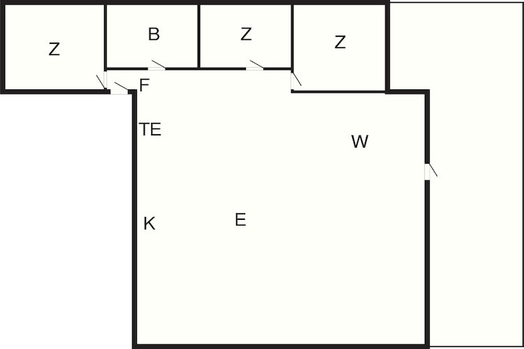 6 Personen Ferienhaus in Vestervig-By Traum - Grundriss