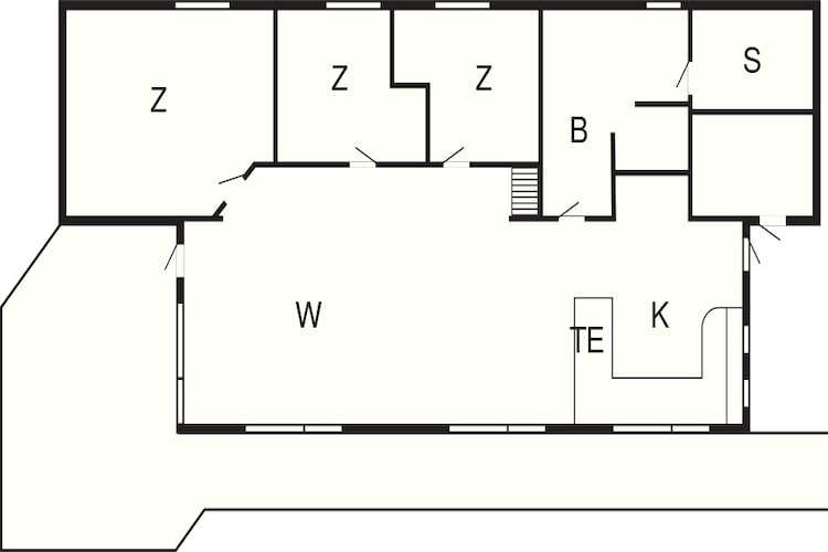 6 persoons vakantie huis in Pandrup-By Traum-Plattegrond