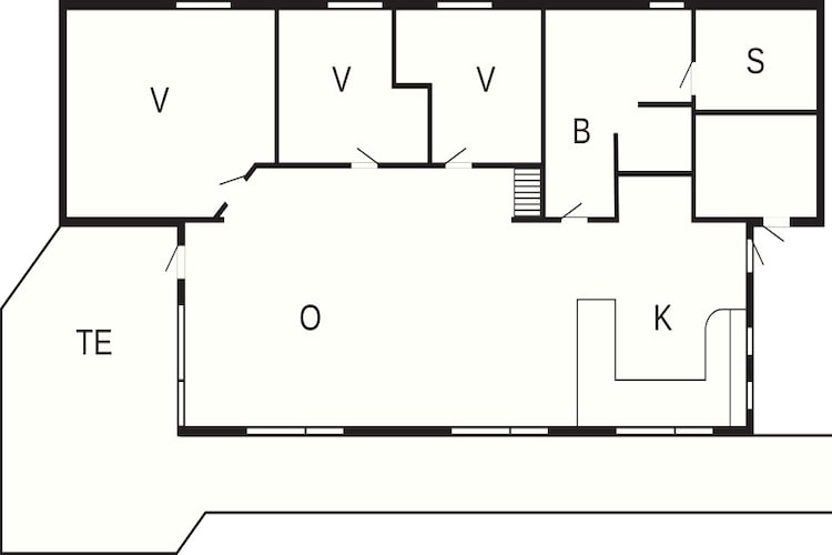 6 persoons vakantie huis in Pandrup-By Traum-Plattegrond