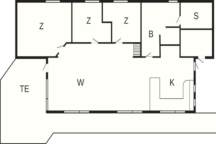 6 persoons vakantie huis in Pandrup-By Traum-Plattegrond