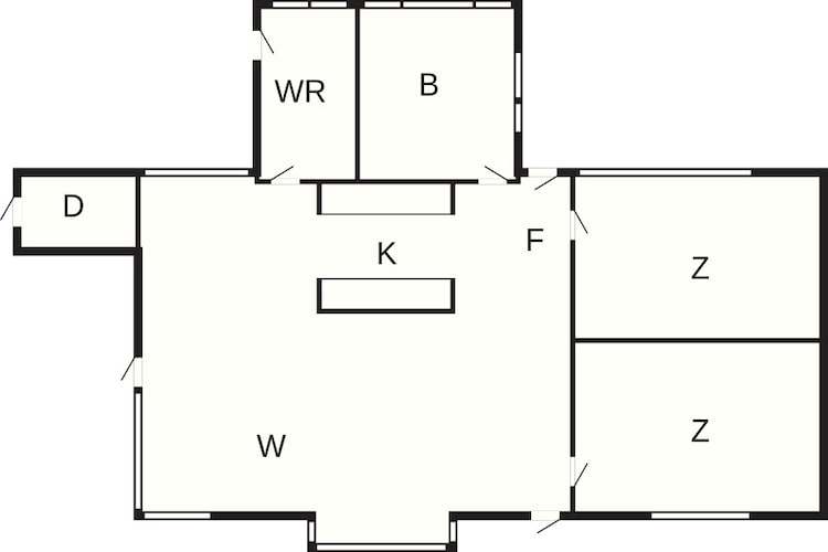 4 persoons vakantie huis in Glesborg-By Traum - Plattegrond