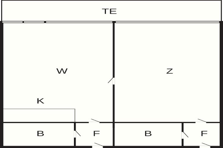 2 vær,2 bad,uds./klit,Premium,stuepl.-Plattegrond