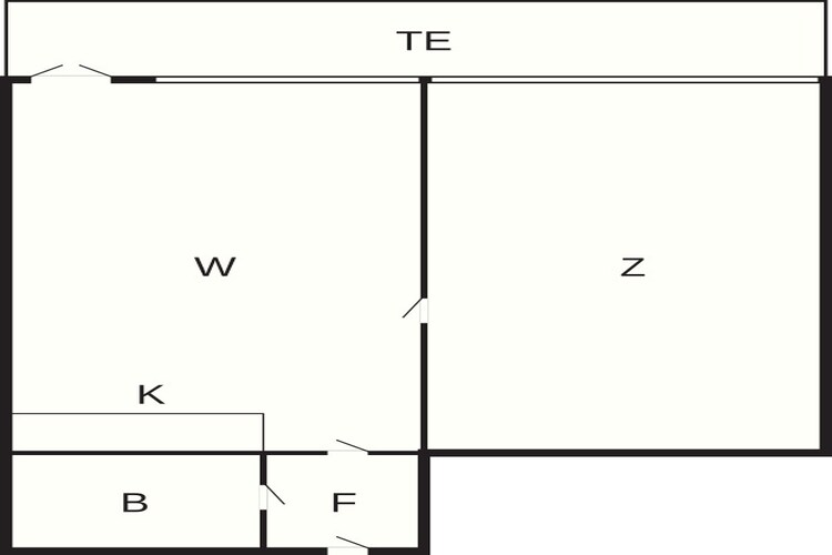 2 vær,uds./klit,Premium,stue/1.sal-Plattegrond