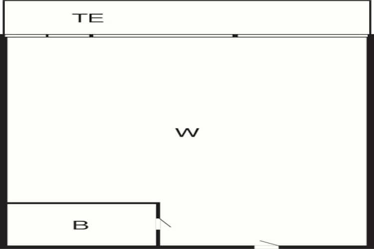 1 vær,uds./klit,Premium,stue/1.sal-Plattegrond
