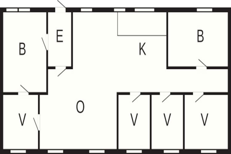 4 vær,Premium,1.sal-Plattegrond