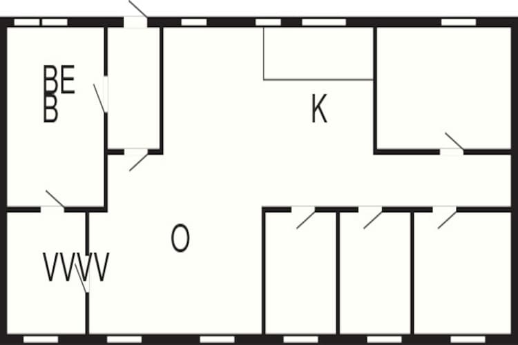 4 room,1.floor,Premium - Plattegrond