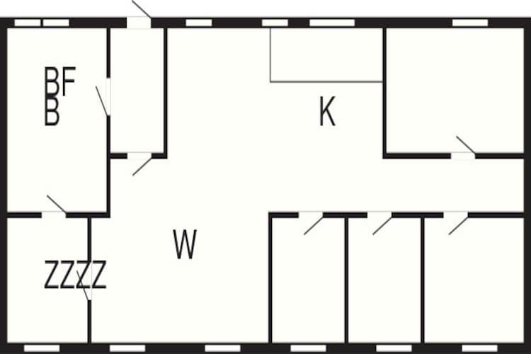 4 room,1.floor,Premium - Plattegrond