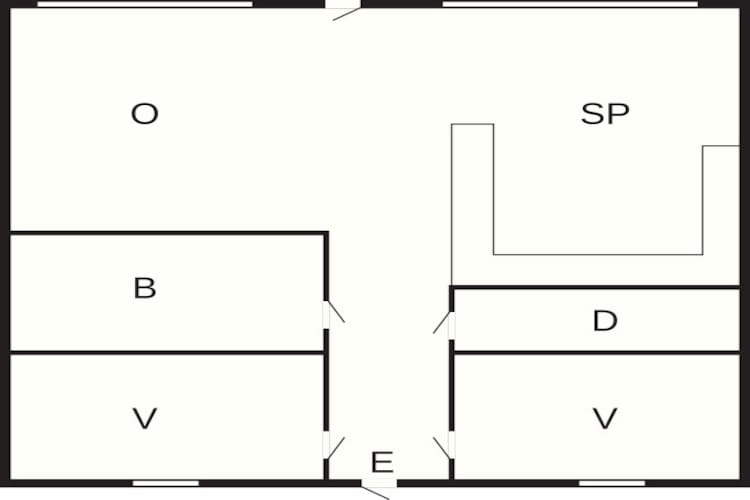 Vakantiehuis in Stubbekøbing-By Traum-Plattegrond