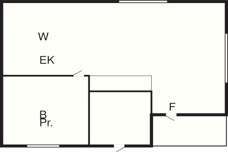 2 person holiday home in Ronneby-By Traum - Floor plan