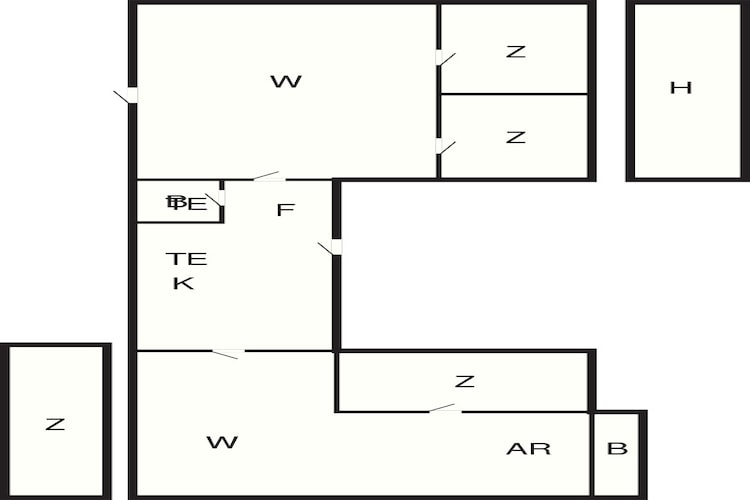 10 persoons vakantie huis in Harboøre-By Traum-Plattegrond