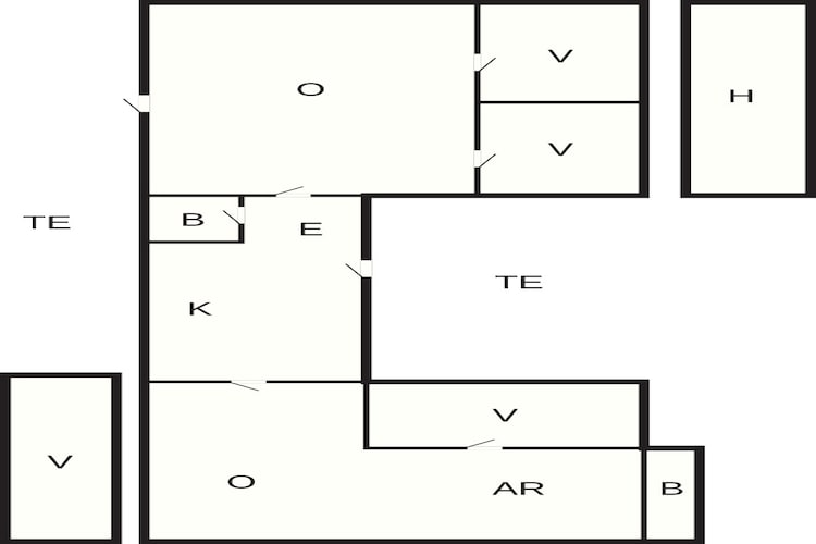 10 persoons vakantie huis in Harboøre-By Traum-Plattegrond