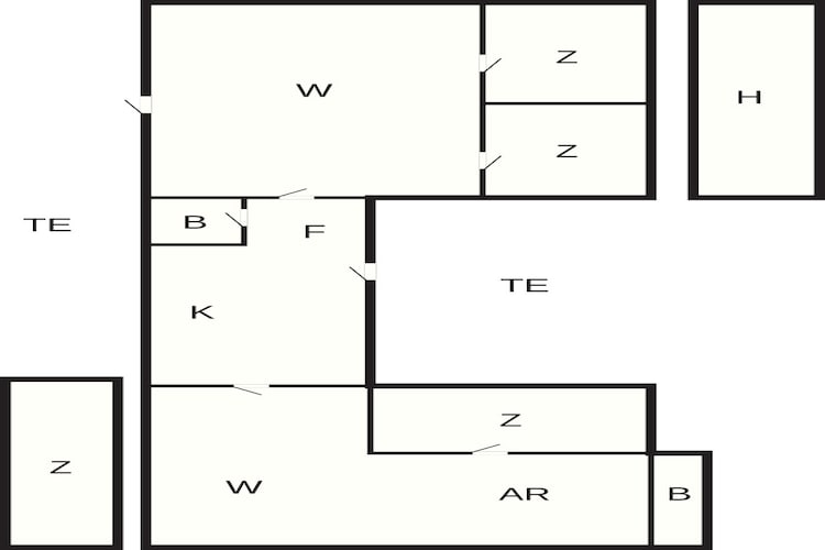 10 persoons vakantie huis in Harboøre-By Traum-Plattegrond