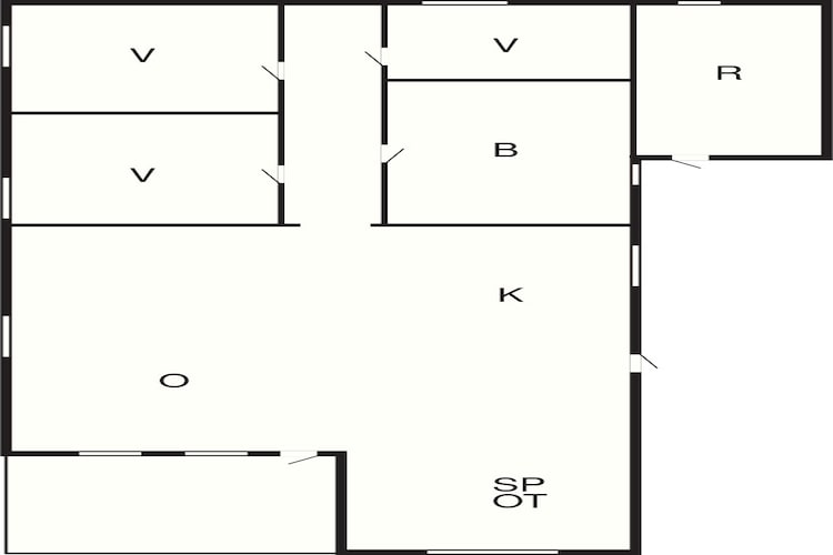 6 Personen Ferienhaus in Løgstør-By Traum - Grundriss