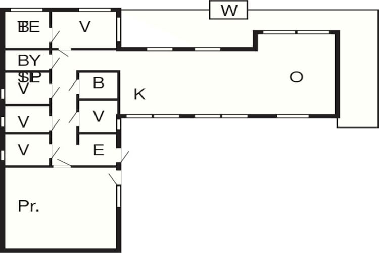 Maison de vacances pour 10 a Moen-By Traum - Plan