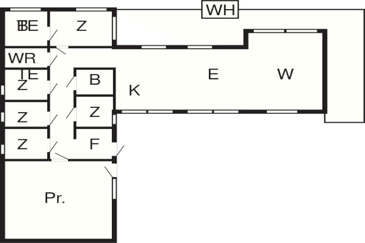 Maison de vacances pour 10 a Moen-By Traum - Plan