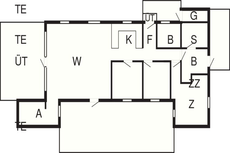 Coastal vacation home in Harboore - Floor plan