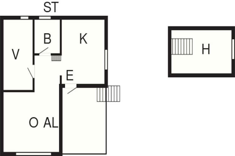 Maison de vacances pour 5 a BREDARED-By Traum-Plan d'étage
