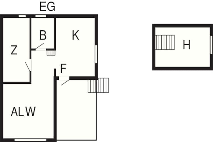 Maison de vacances pour 5 a BREDARED-By Traum-Plan d'étage