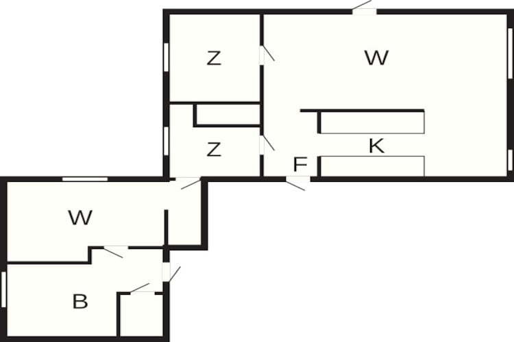 4 persoons vakantie huis in Spekeröd-By Traum-Plattegrond