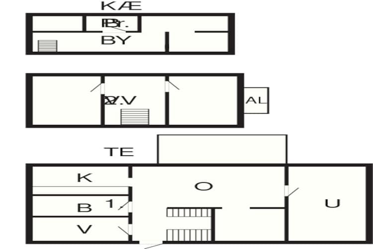 Maison de vacances pour 5 a Sibbhult-By Traum-Plan d'étage