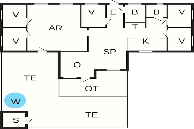 Luxe retraite in Marielyst -- By Traum Ferienwohnungen-Plattegrond